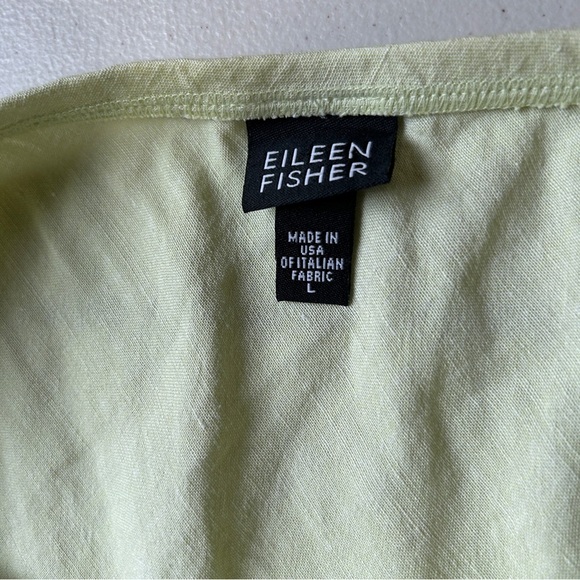 Eileen Fischer Yellow Linen And Rayon Skirt Size L - Picture 5 of 6